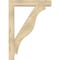Ekena Millwork Funston Block Rough Sawn Bracket w/ Offset Brace, Douglas Fir, 6"W x 30"D x 42"H BKT0604X30X42FST05RDF - alternate 3